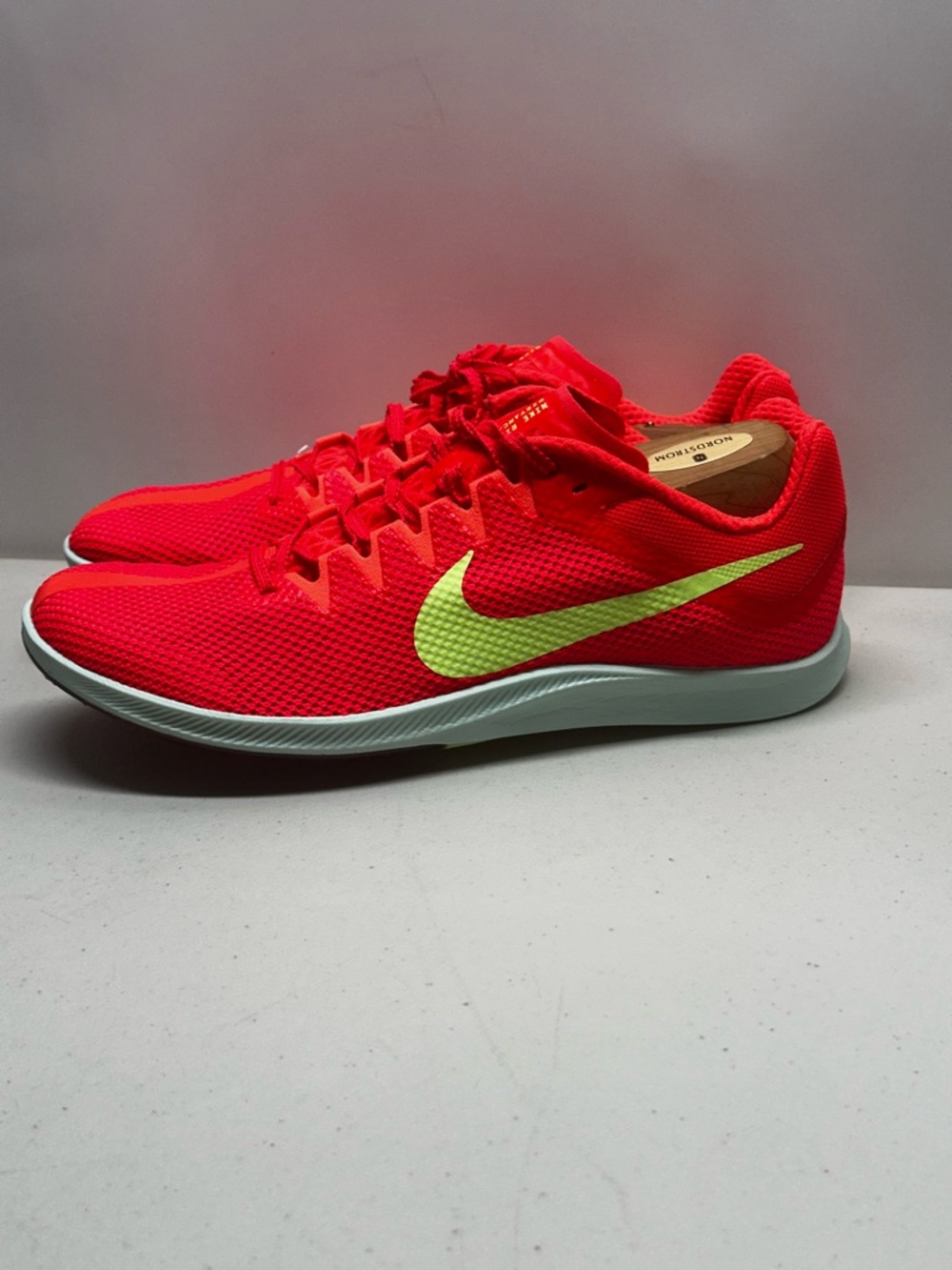 Nike Zoom Rival Distance Bright Crimson Barely Volt Lime Blast Washed Coral 12